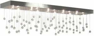ILFARI Потолочный светильник из металла прямого света с кристаллами Sprankling
