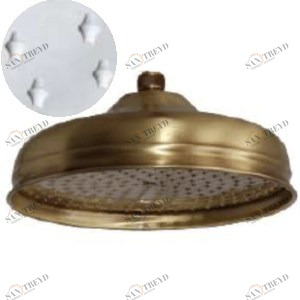 Верхний душ MIGLIORE Roma ML.ROM-35.640.BR антикальциевая - бронза, Ø 200 