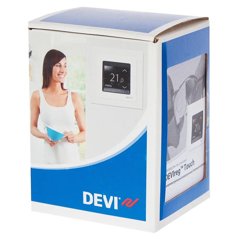 Терморегулятор для теплого пола Devireg Touch цифровой, 3680 Вт, цвет бежевый 18580226 STLM-2211437  - Вид №1