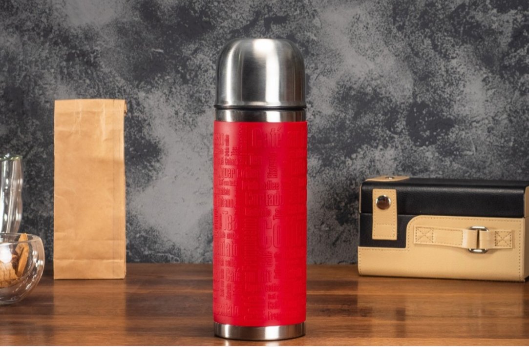 Термос красный 0,5л Senator Sleeve EMSA ДИЗАЙНЕРСКИЕ 00-3951796 Красный  - Вид №1