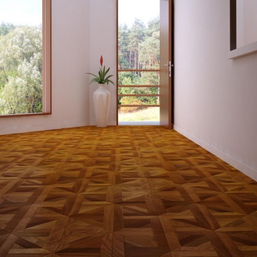 Модульный паркет Marco Ferutti Linea Linea Сапели Сапеле (Гладкая) 405х405 мм 2600600039 - Вид №6