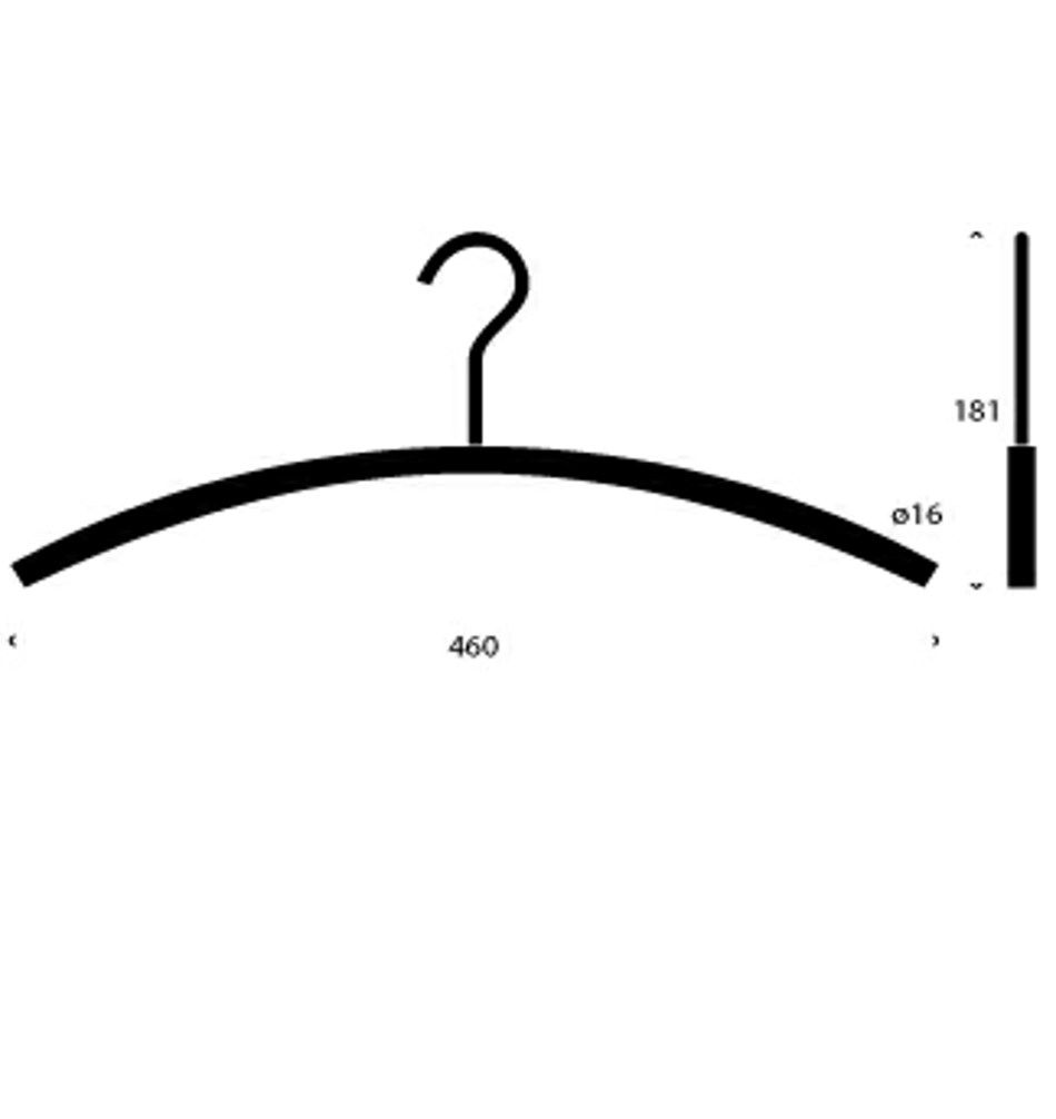 FROST Вешалка 2 «ТРУБКА » медь. Нержавеющая сталь Медь N1135-C  - Вид №1
