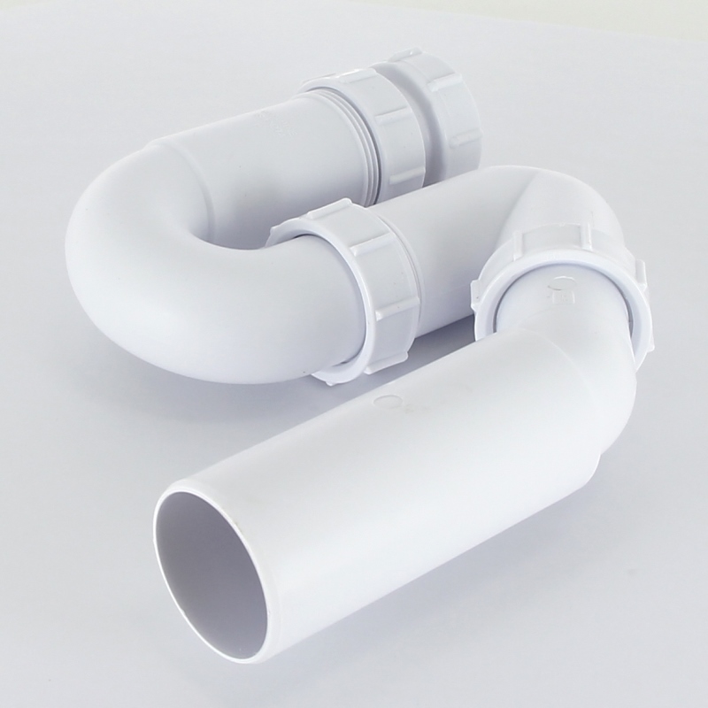 Сифон McAlpine трубный 1 1/2"х40 мм без выпуска с отв. отводной трубой D40/50 мм выход D=40/50 мм MRSK1250 - Вид №1