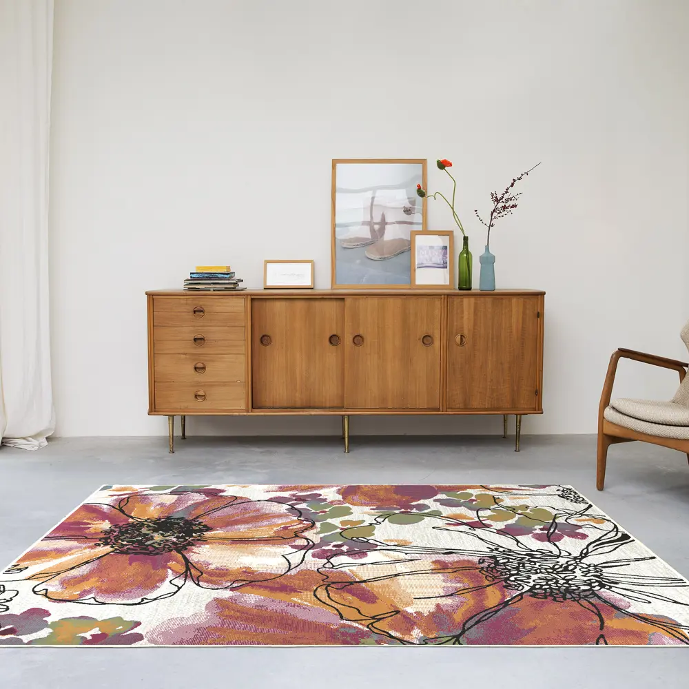 Ковер вискоза Genova 182/616161 200x290 см цвет мультиколор RAGOLLE STLM-2095498 - Вид №3