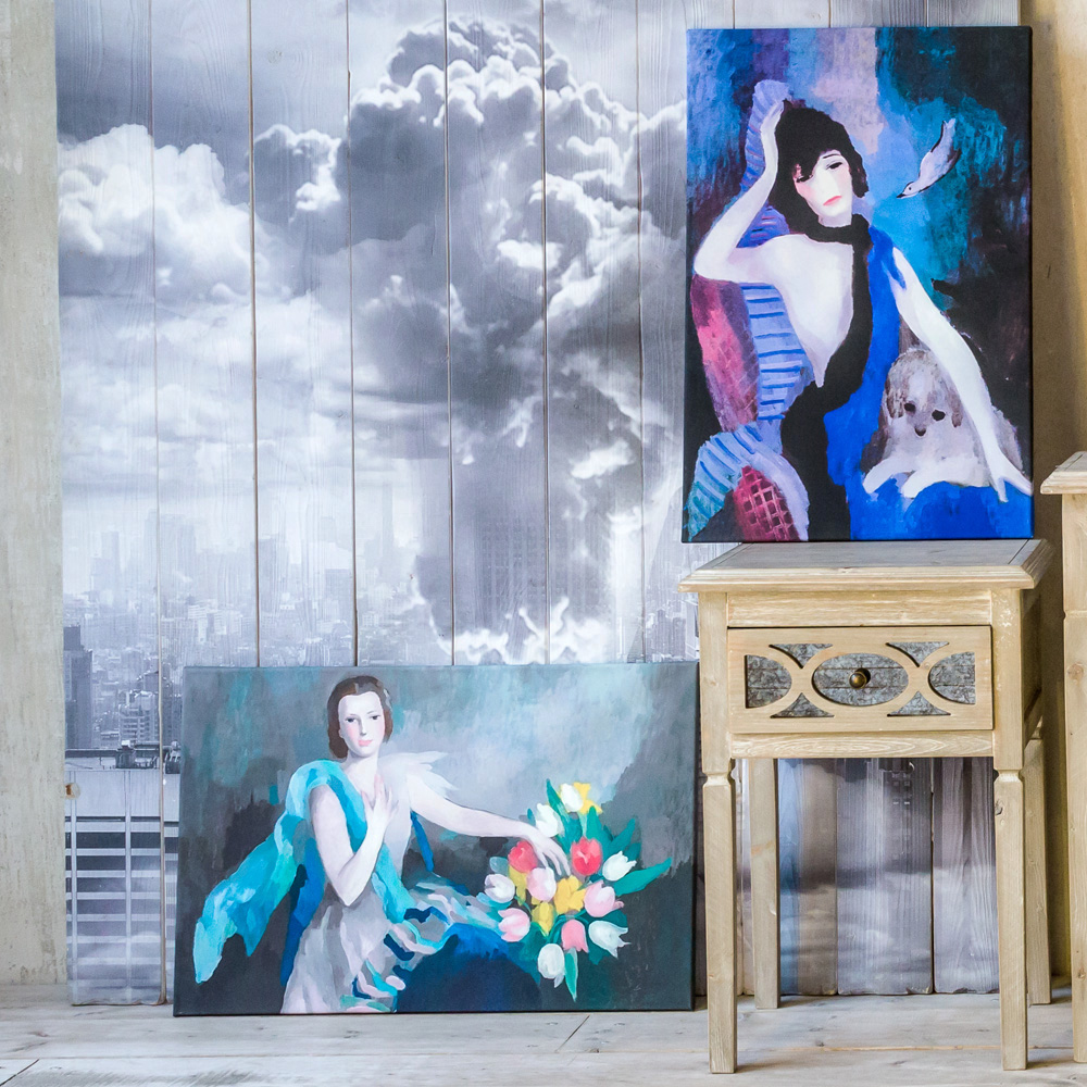 896518934_2628 Картина «Женщина с тюльпанами» (холст, галерейная натяжка) Object Desire  - Вид №2