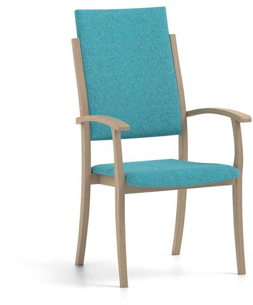 PIAVAL Штабелируемый стул из ткани с высокой спинкой Polka | health & care 30-35/1 - Вид №1