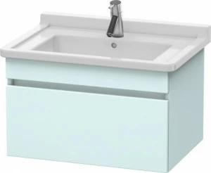 DS638700909 Тумбочка подвесная DuraStyle #DS6387 650 x 470 мм Светло-голубой матовый декор