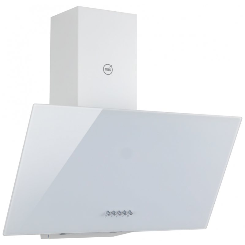 8167872 Вытяжка наклонная MBS ALPINIA 160 GLASS белый/белый STDN-0133649