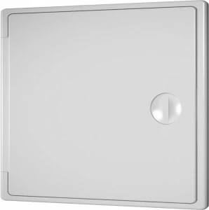 Люк-дверца ревизионная накладная с ручкой-задвижкой АБС 250х250 ЛТ2525П 14536