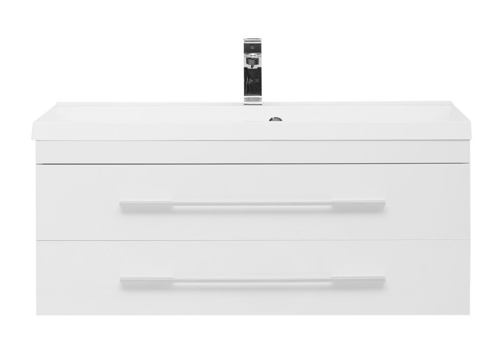 Тумба с раковиной Aquanet Нота NEW 100 белый 0017149600204096 - Вид №2