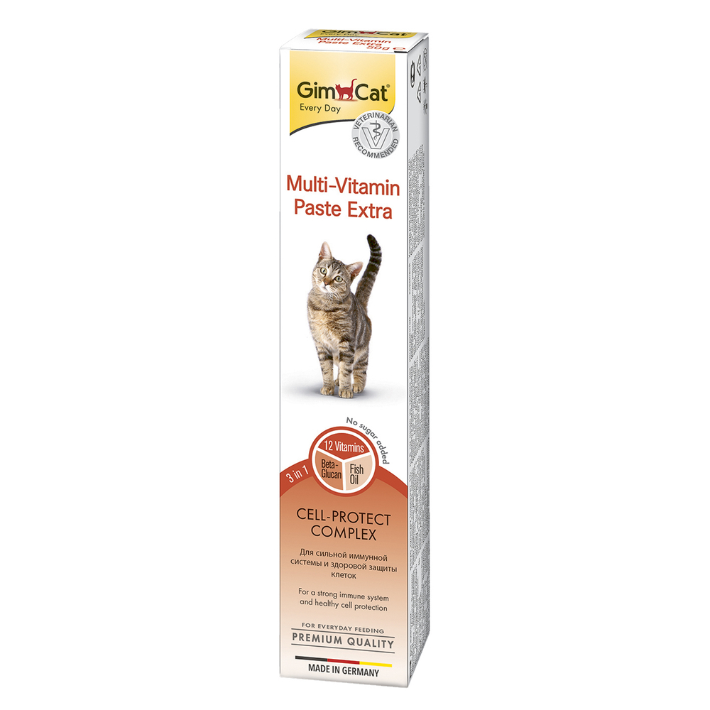 ПР0031781 Паста для кошек GimCat Multi-Vitamin Extra 50г GIMBORN 