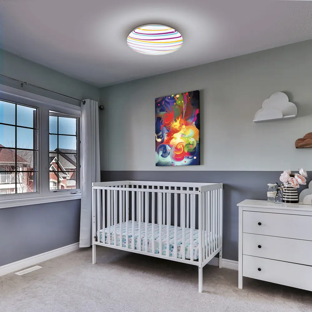 Светильник настенно-потолочный светодиодный Lumin Arte Rio C16LLW24W, 12 м², холодный белый свет, цвет белый STLM-2093776 - Вид №8