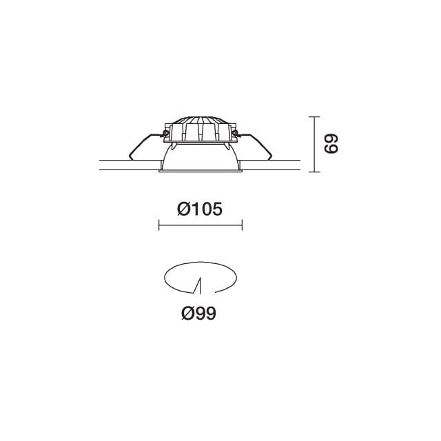 Встраиваемые светодиодные настенные светильники для столешниц iGuzzini Easy Space ARCH-00022543 - Вид №4