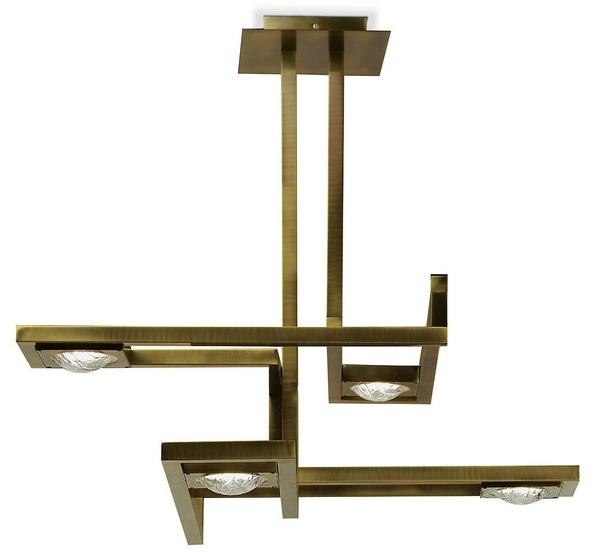 MARIONI Светодиодный подвесной светильник из латуни Cecile 02803 - Вид №5