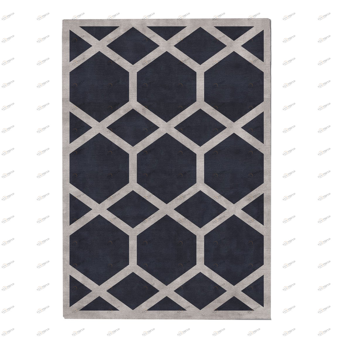 Ковер Ashton Steel 240x340 серый RUGBERRY ДИЗАЙНЕРСКИЕ, AHSTON 326043 Серый 