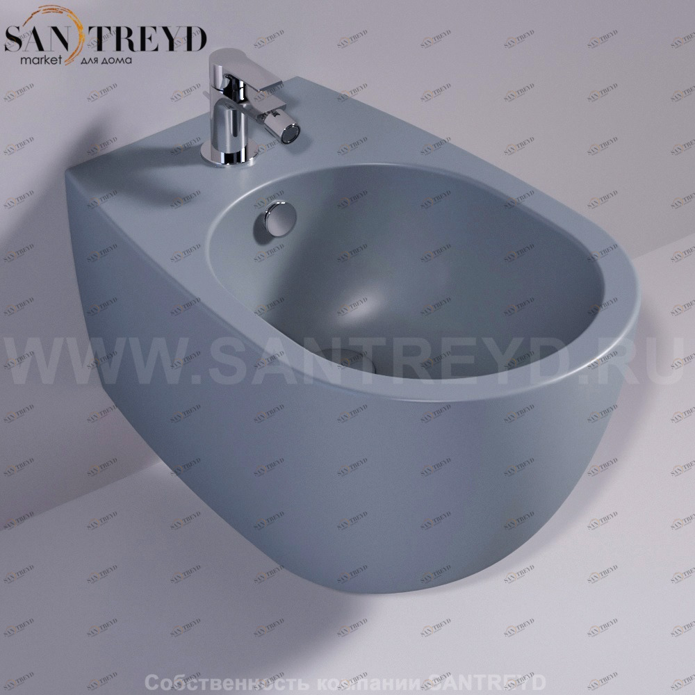 VI19CEMENTOMATT Биде подвесное Vignoni Simas