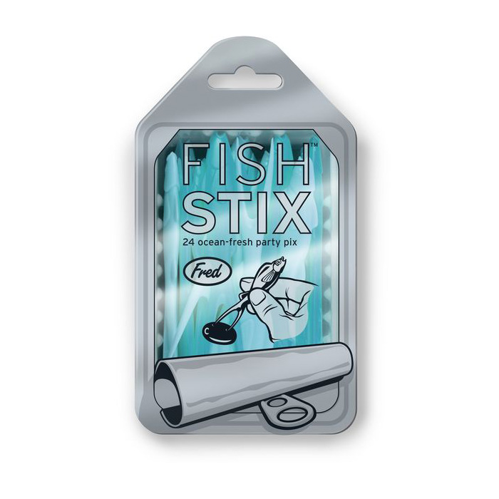 Шпажки для канапе 24 шт голубые Fish stix FRED&FRIENDS ДИЗАЙНЕРСКИЕ 00-3871437 Голубой  - Вид №2