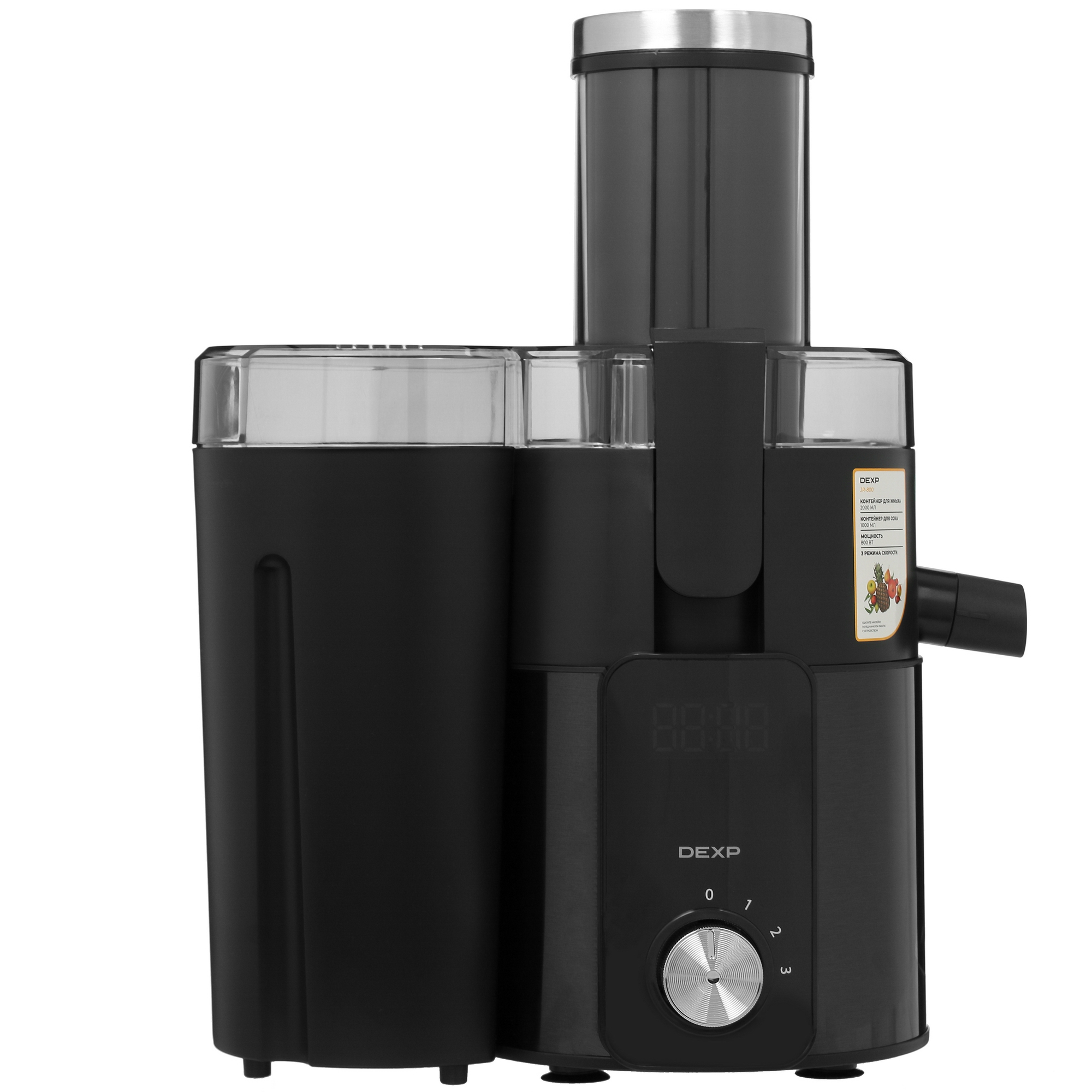 9967942 Соковыжималка электрическая DEXP JR-800 черный STDN-0031438 - Вид №2