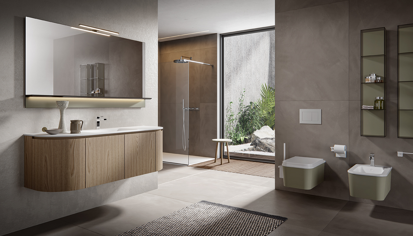 Edone МЕБЕЛЬ ДЛЯ ВАННОЙ с мягкими и элегантными линиями sun-id-2009029 - Вид №18