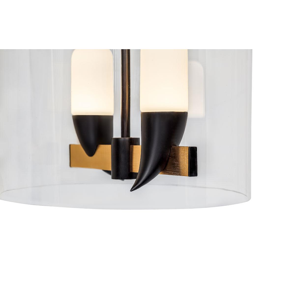 Подвесная светодиодная люстра Loft IT Whisper 1028-2BL LOFT IT ДИЗАЙНЕРСКИЕ, WHISPER 279889 Черный  - Вид №1