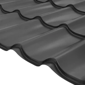 Металлочерепица 0.5 мм 2250x1180 мм RAL 7024 серый