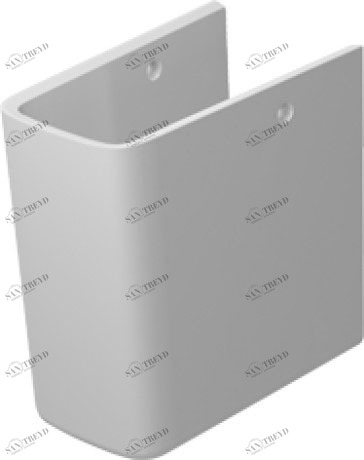 0858380000 Полупьедестал для раковины овальная Duravit P3 Comforts