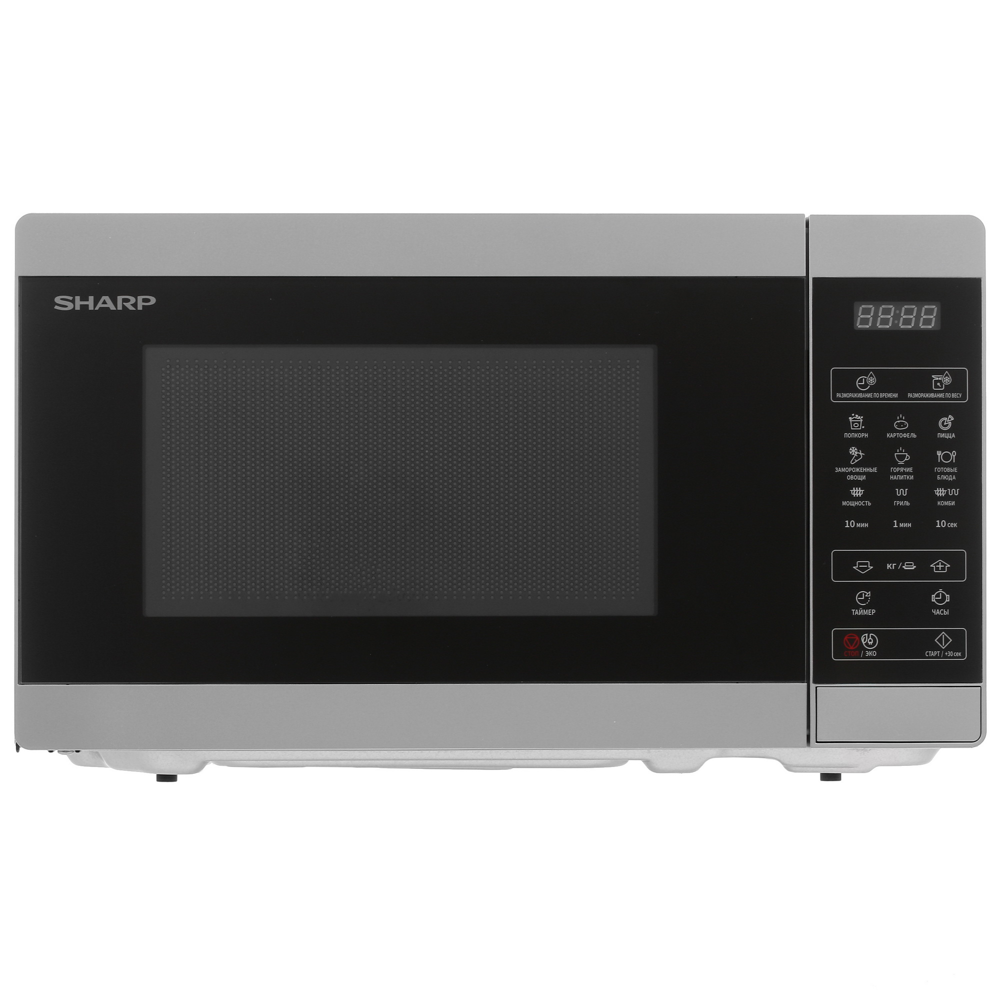 8196097 Микроволновая печь Sharp R6800RSL серебристый STDN-0082685