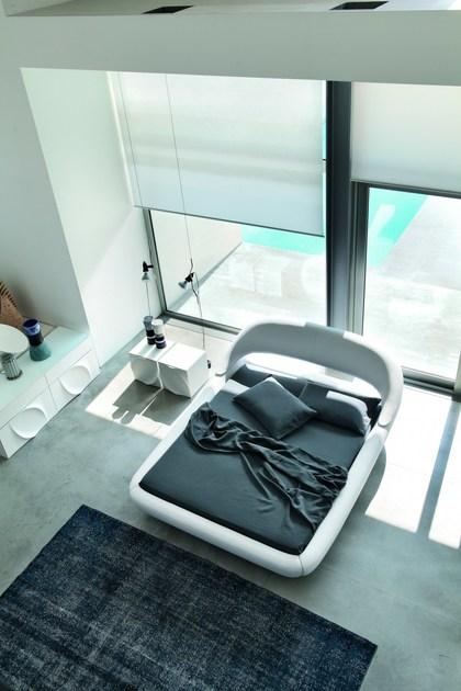 Tonin Casa Кровать двуспальная с обивкой кожей sun-id-1502513 - Вид №6