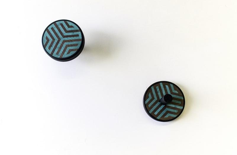 LIGNIS® Пара плечиков из инкрустированной древесины Inverso 13.005 - Вид №1