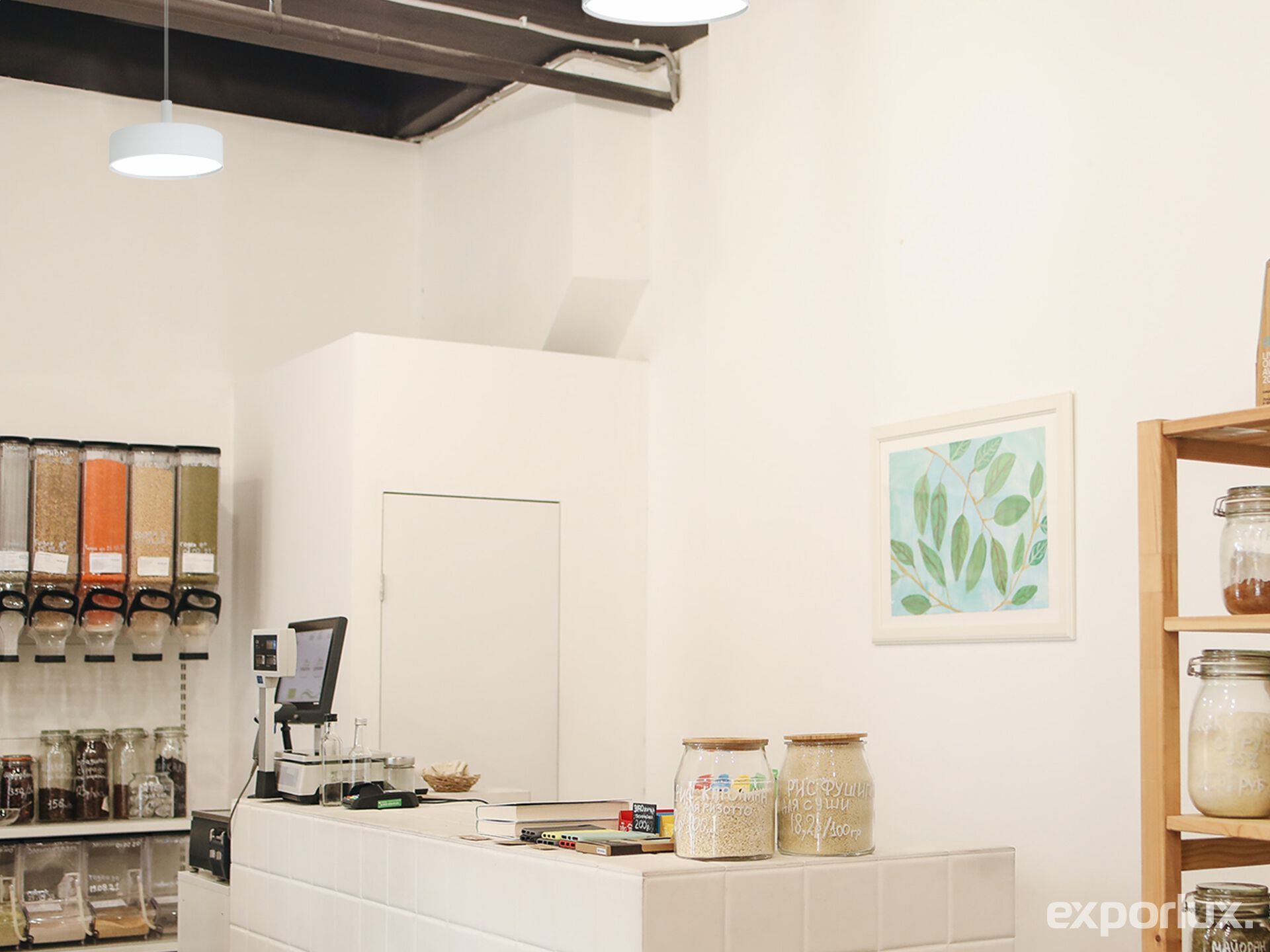 Алюминиевый светодиодный подвесной светильник Exporlux AURA TE SU ARCH-00012415 - Вид №2