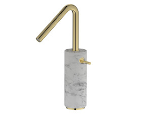 Смеситель для раковины с одной ручкой из мрамора