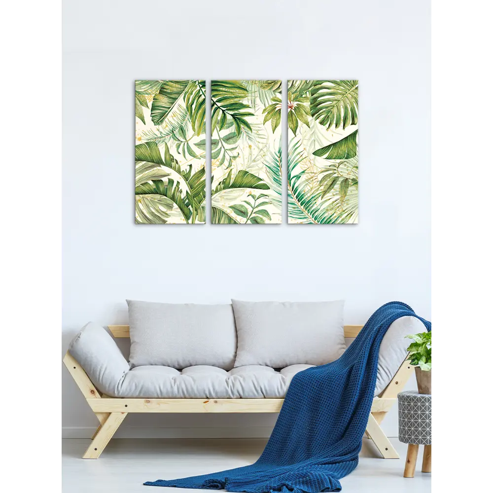 Картина на МДФ Тропики 30x60 см 3 шт 85336850 STLM-2000855 POSTERMARKET  - Вид №3