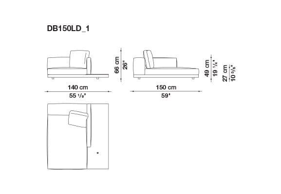 Кожаный диван B&B Italia док ARCH-00106863 - Вид №36