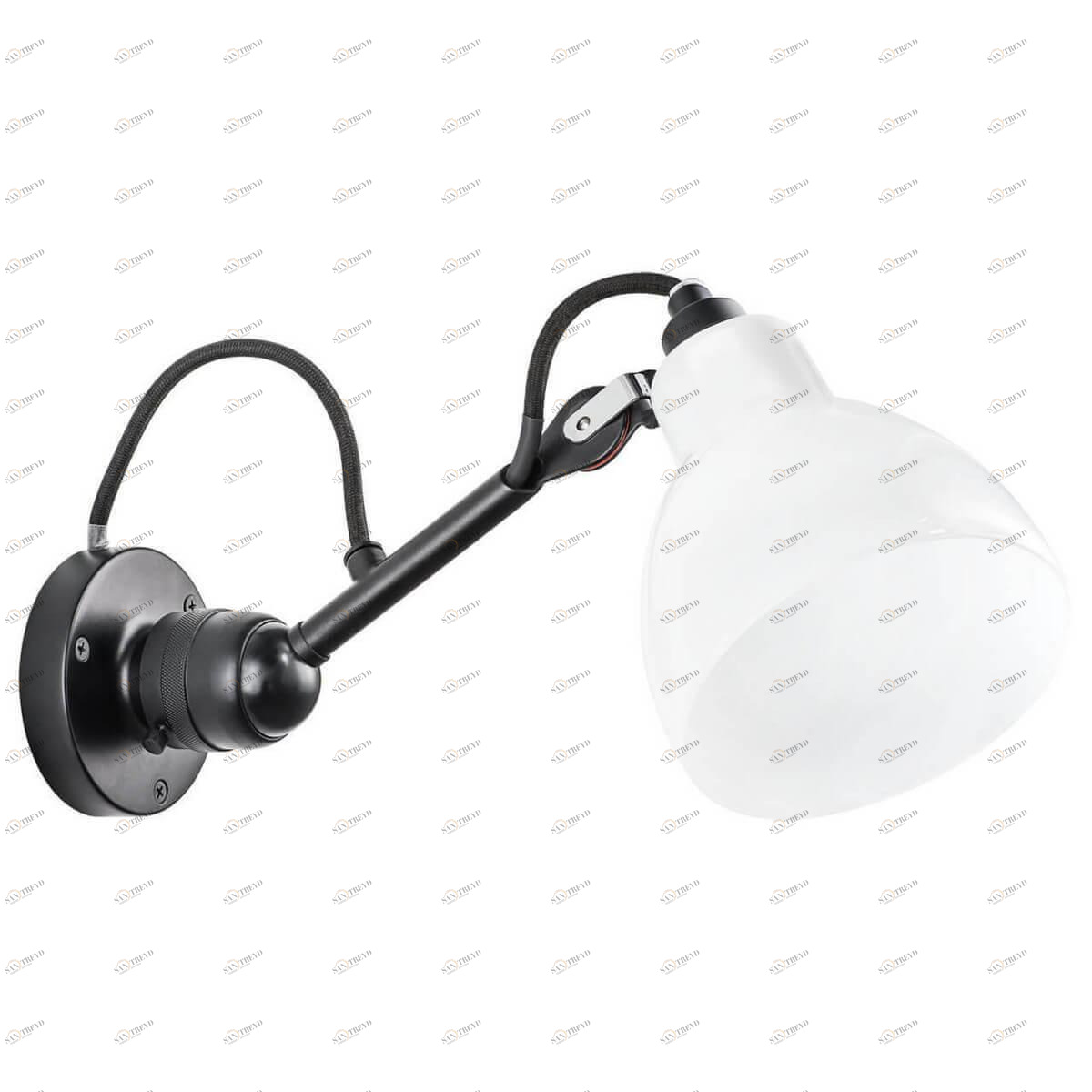 Спот настенный с белым плафоном черный Loft 865607 LIGHTSTAR LOFT 00-3891646 Белый;черный