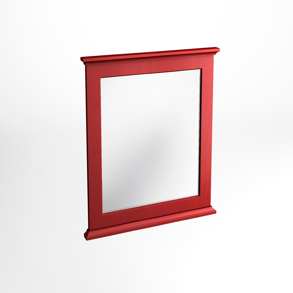 Зеркало подвесное Matt Mahogany (с рамой)  Burlington EU5M  - Вид №1