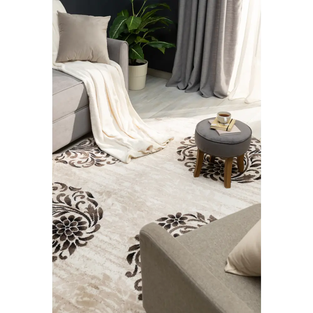 Ковер полипропилен Люкс L010 150x300 см цвет бежевый 82461518 STLM-2027242 MERINOS  - Вид №4