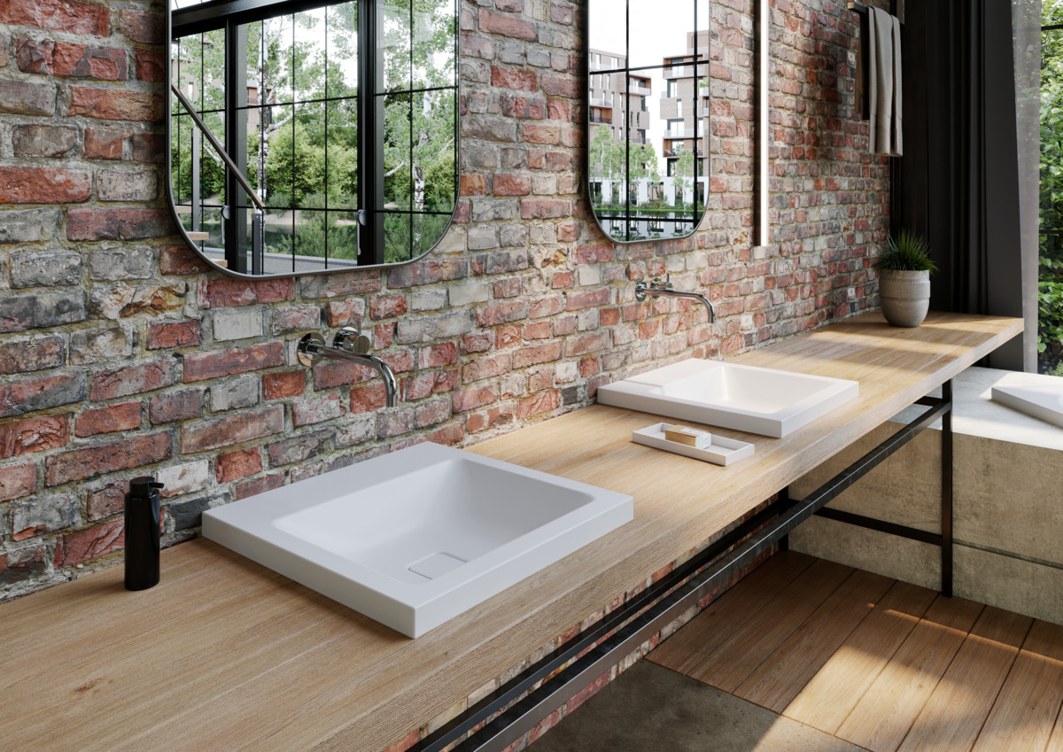 Умывальник KALDEWEI Сталь эмалированная 3154 258 альпийский белый матовый 31543060258  - Вид №6