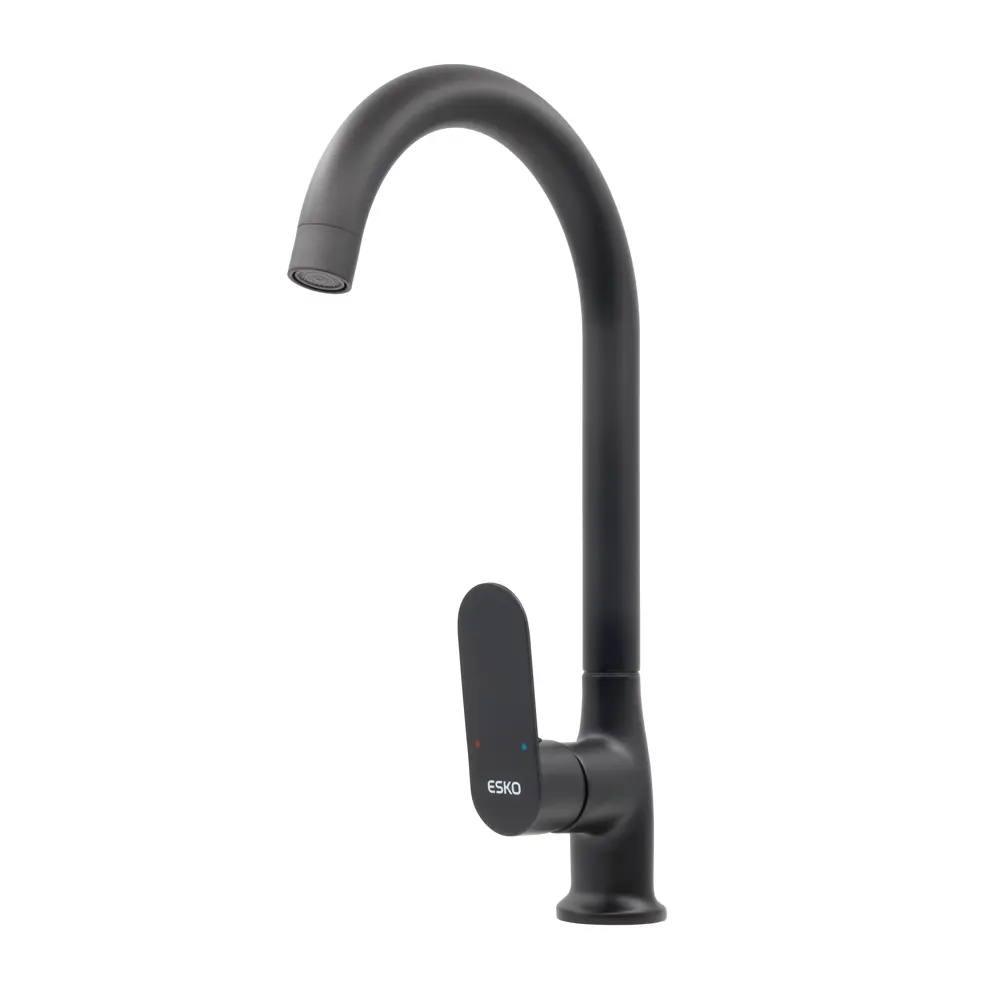 Смеситель кухонный Esko Annecy AN 519B высота 33.4 см цвет черный AN519B STLM-2190561 - Вид №2