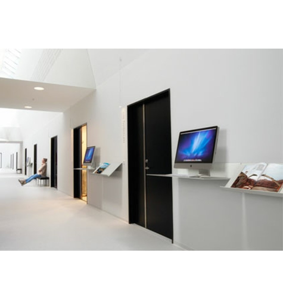 FROST Полка для обуви / магазинов 4039 100cm » белая Алюминий Белый U4039-W  - Вид №9