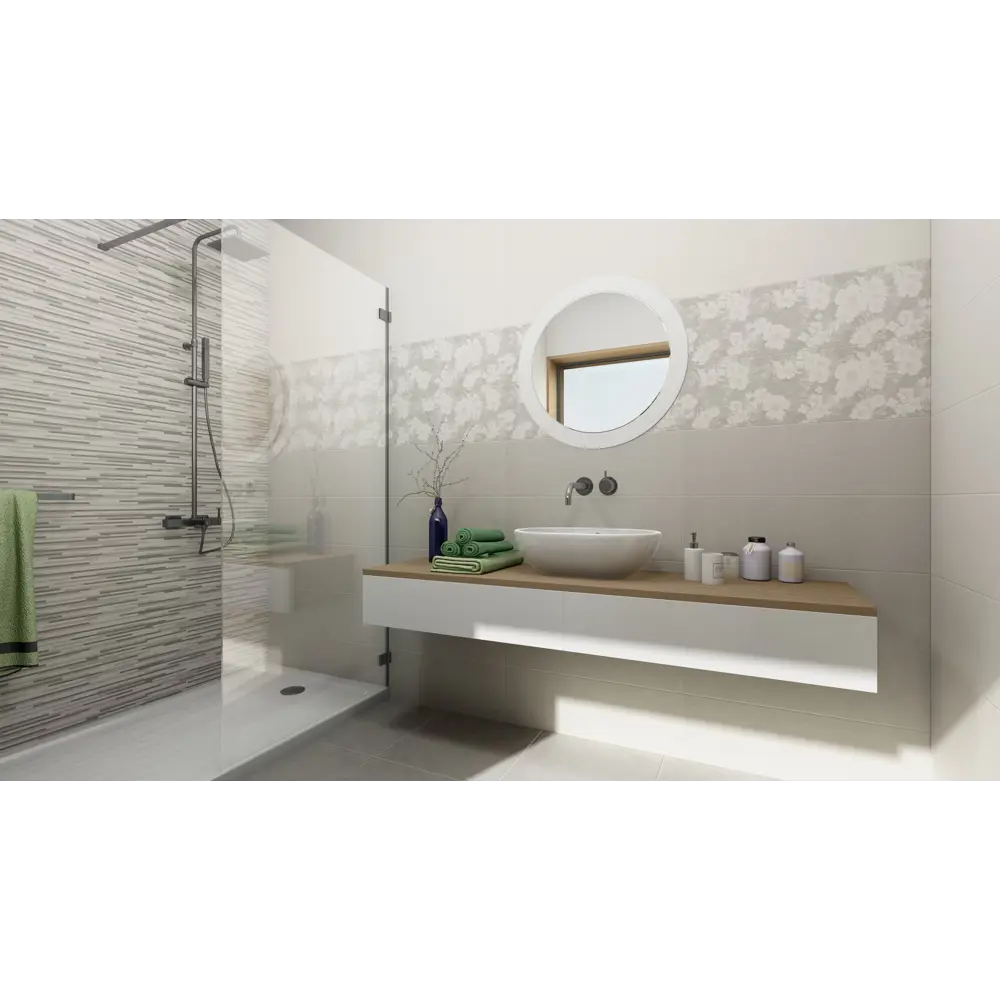 Плитка настенная «Орлеан» 7 75x25 см 1.69 м² цвет белый Керамин STLM-2012986 - Вид №5