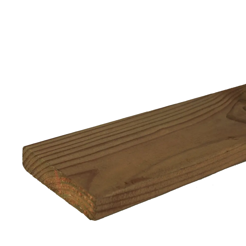 Планкен импрегнированный 20x90x2000 мм хвоя прямой с фаской угла РУСШПАЛА STLM-2039370