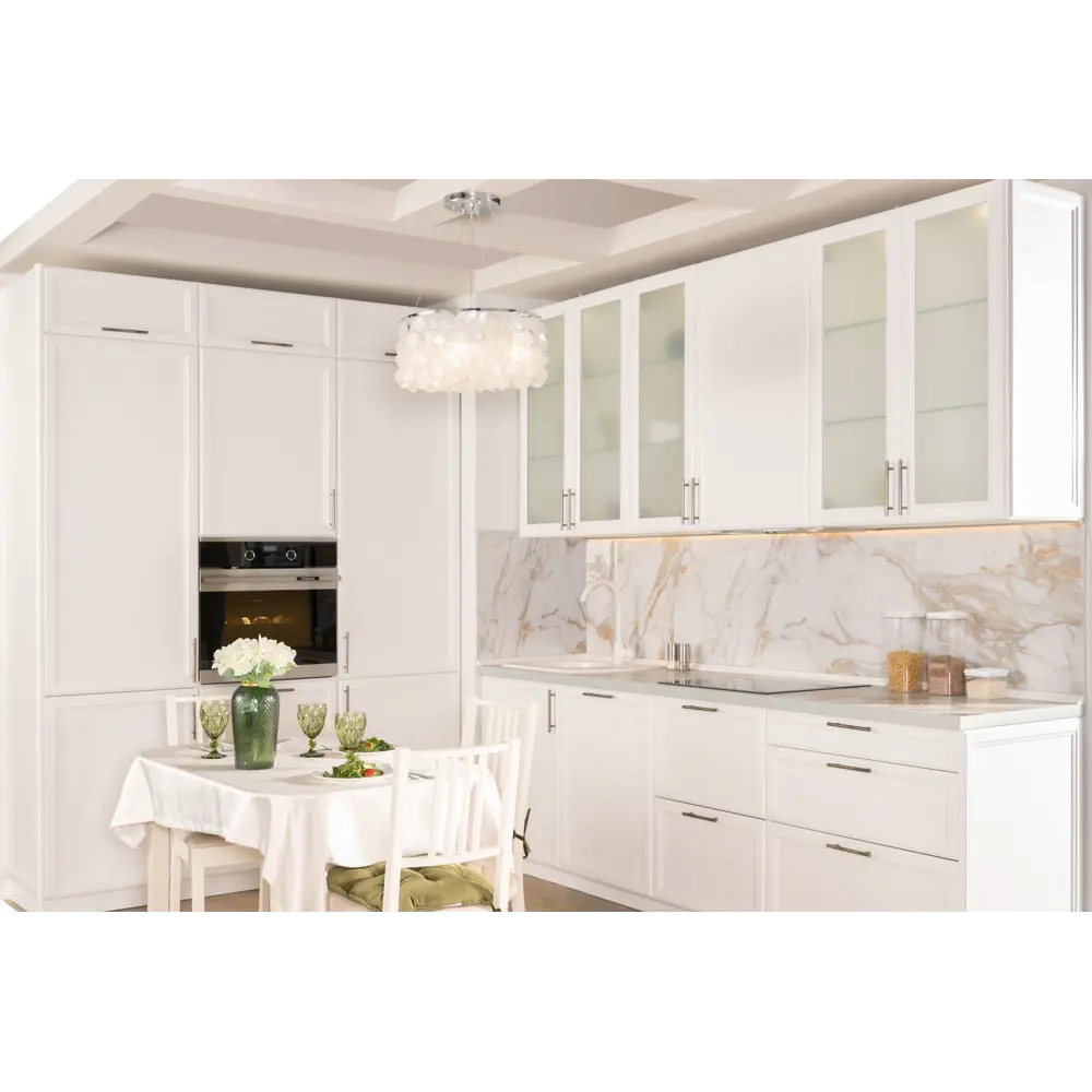 Фасад кухонный Delinia ID белый МДФ 39.7x25.3 см с тонкой рамкой 82011419 Реш STLM-0017525 - Вид №7