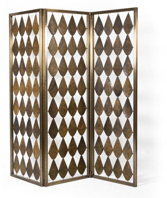 Mytto Экран из бронзы и кожи Larforma sun-id-1350527 - Вид №1