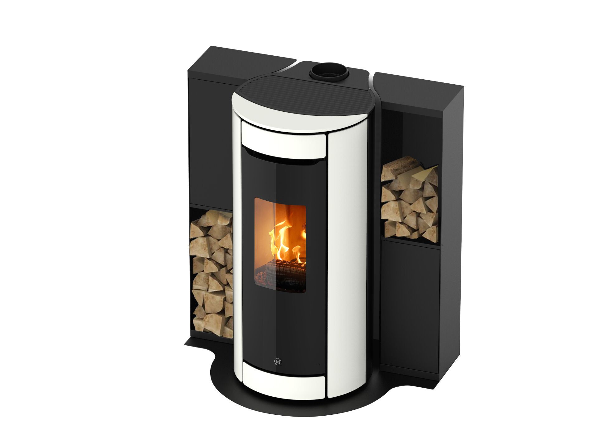 Комбинированная печь для древесных гранул Jolly Mec воздушные системы ARCH-00112296 - Вид №5