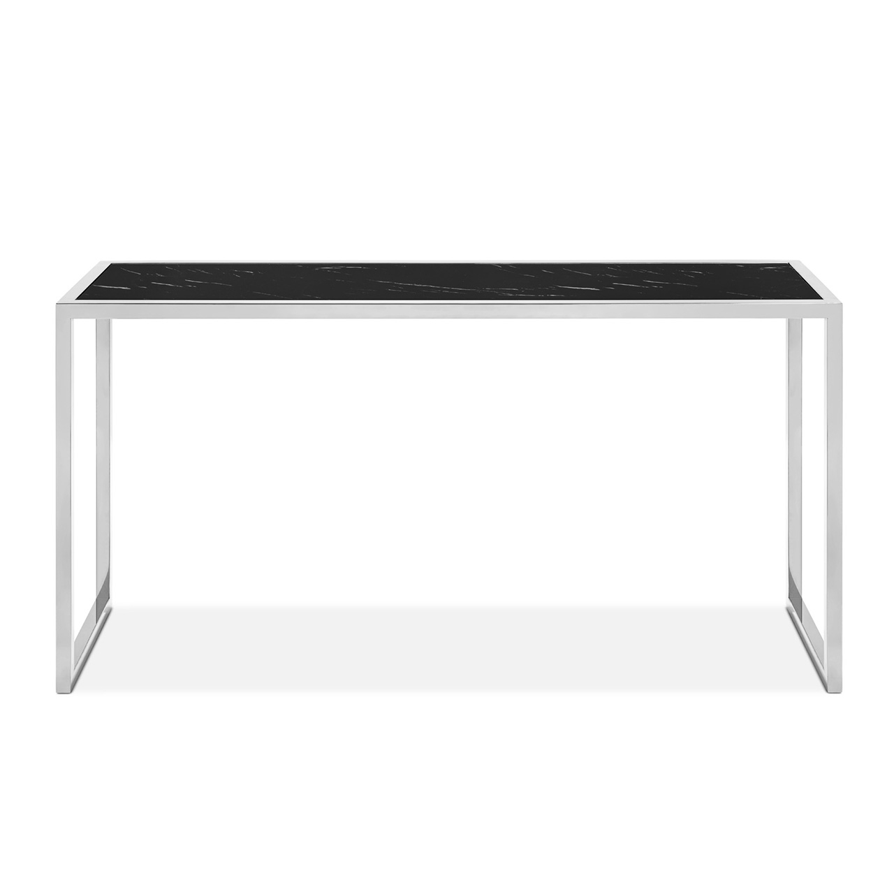 450287-19 ABHIKA КОНСОЛЬНАЯ КОРОНА ПРЯМАЯ H75 150X40 WHITE/SILVER  - Вид №6