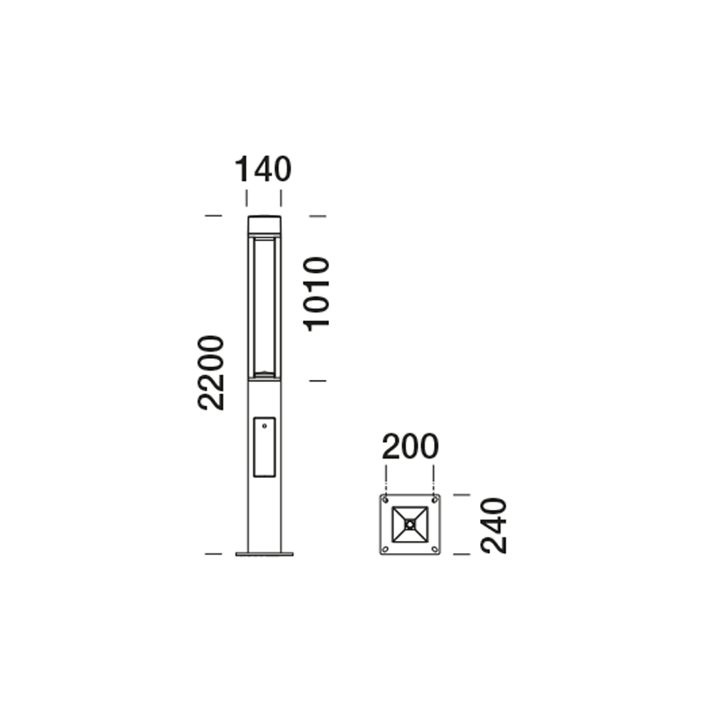 5034662 Мобильный светильник Platek T4  T4 h. 2200 mm - LED 4000K - Вид №6