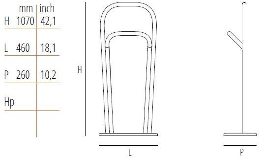 Wiener GTV Design Деревянная подставка для камердинера Arch sun-id-1468307 - Вид №5