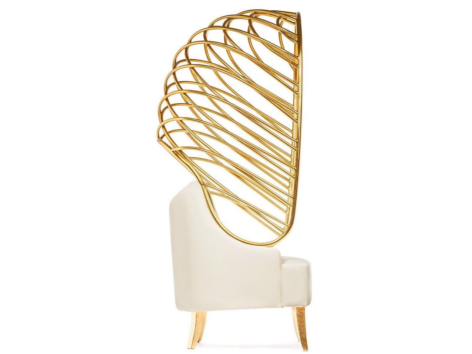 Кожаное кресло с высокой спинкой Munna Dress Me ARCH-00122663 - Вид №2