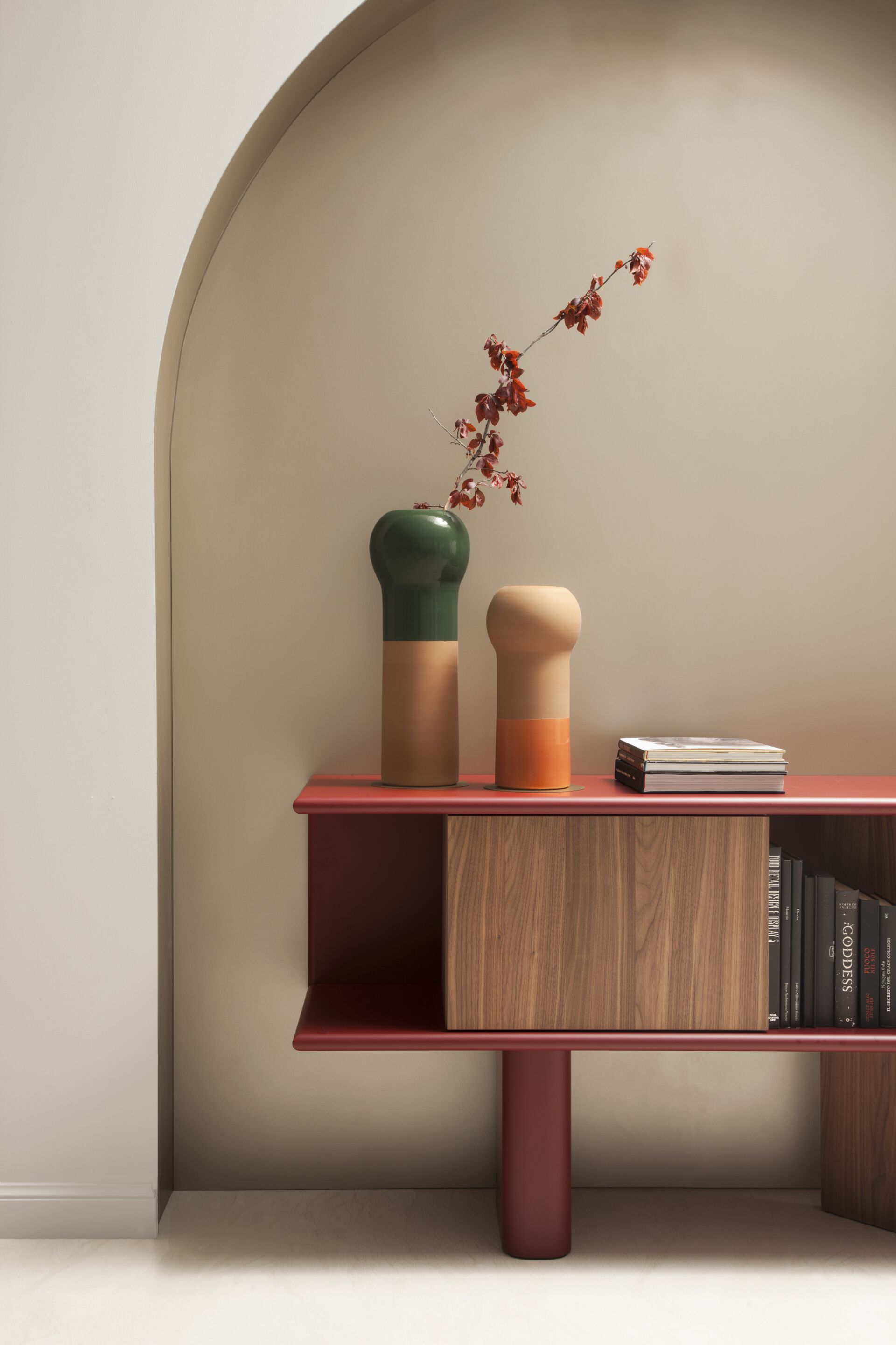 Глиняная ваза ручной работы Morica Design IBISCO JARDIN ARCTIQUE ARCH-00124773 - Вид №11