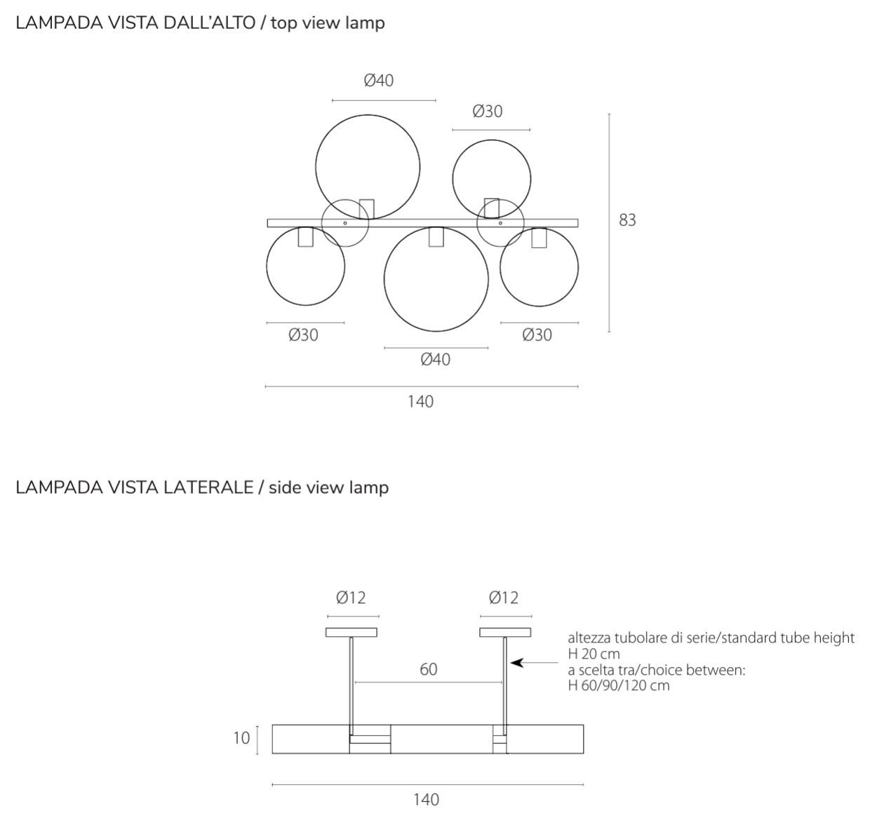 Окрашенный металлический светодиодный потолочный светильник RIFLESSI Led Loop ARCH-00135348 - Вид №3